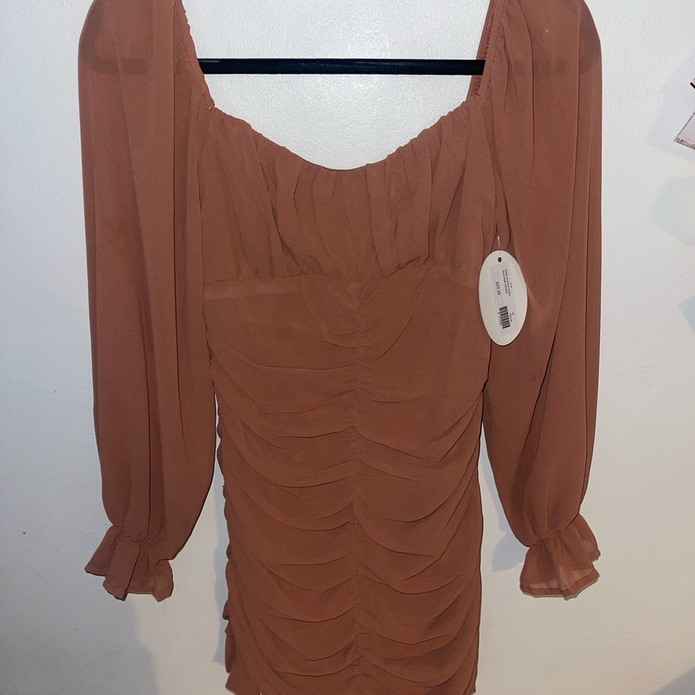 PINK RUFFLE DRESS